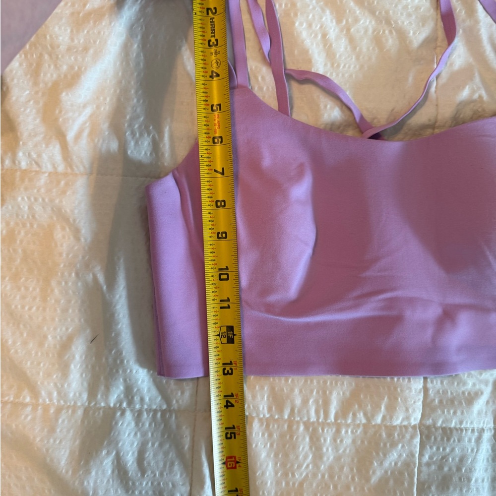 Offline by Aerie Real Me Xtra Hold Up Lavender Sports Bra Athleisure Seamless - Picture 6 of 7
